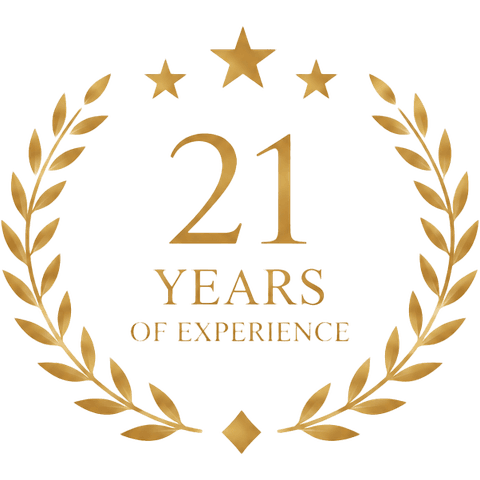 21 YEARS OF EXPERIENCE