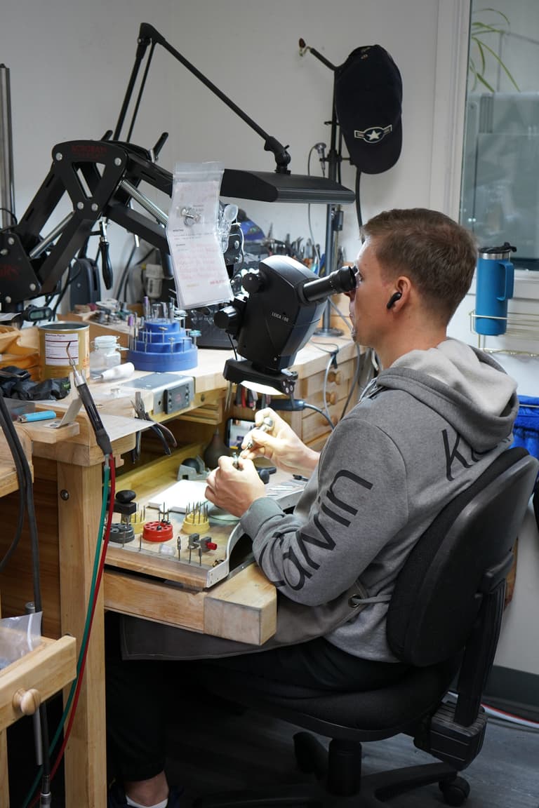 Sergey Sydorov at work